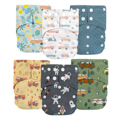 Car - 6 pocket diapers