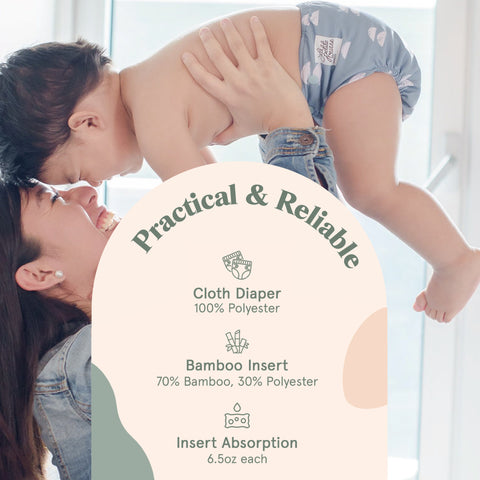 Balance - 4 pocket diapers, 1 wetbag