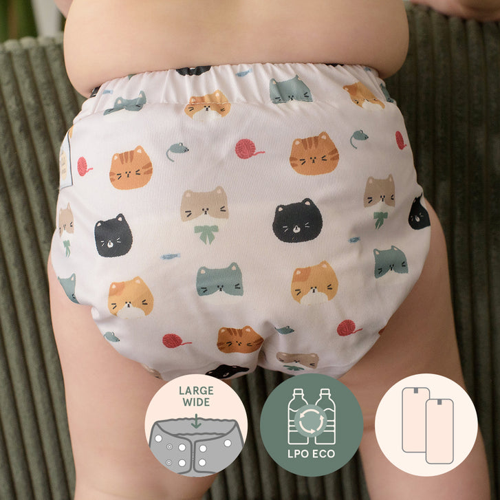 Pocket Diaper - Wide Elastic - Snap - LPO ECO