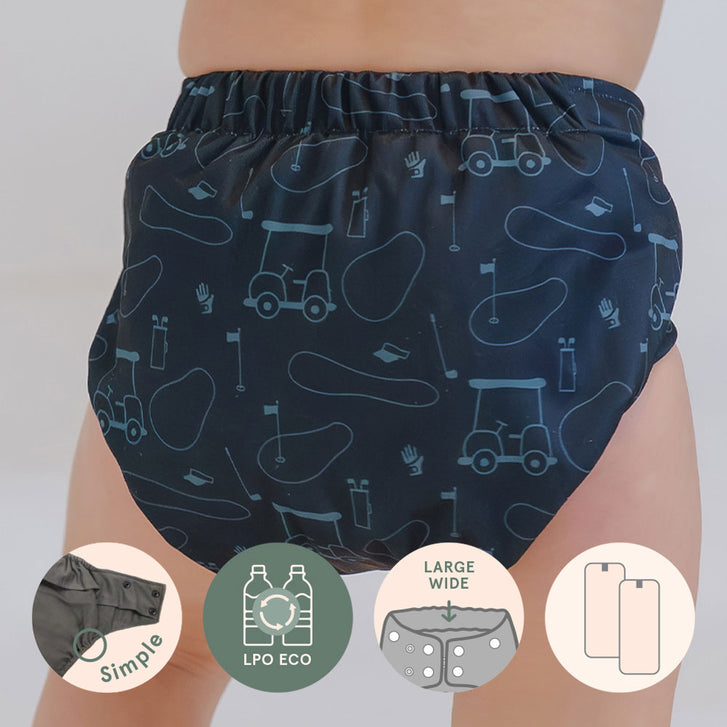 Pocket Diaper, Simple - Wide Elastic - LPO ECO