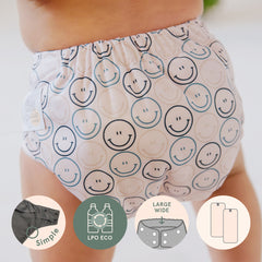 Pocket Diaper, Simple - Wide Elastic - LPO ECO